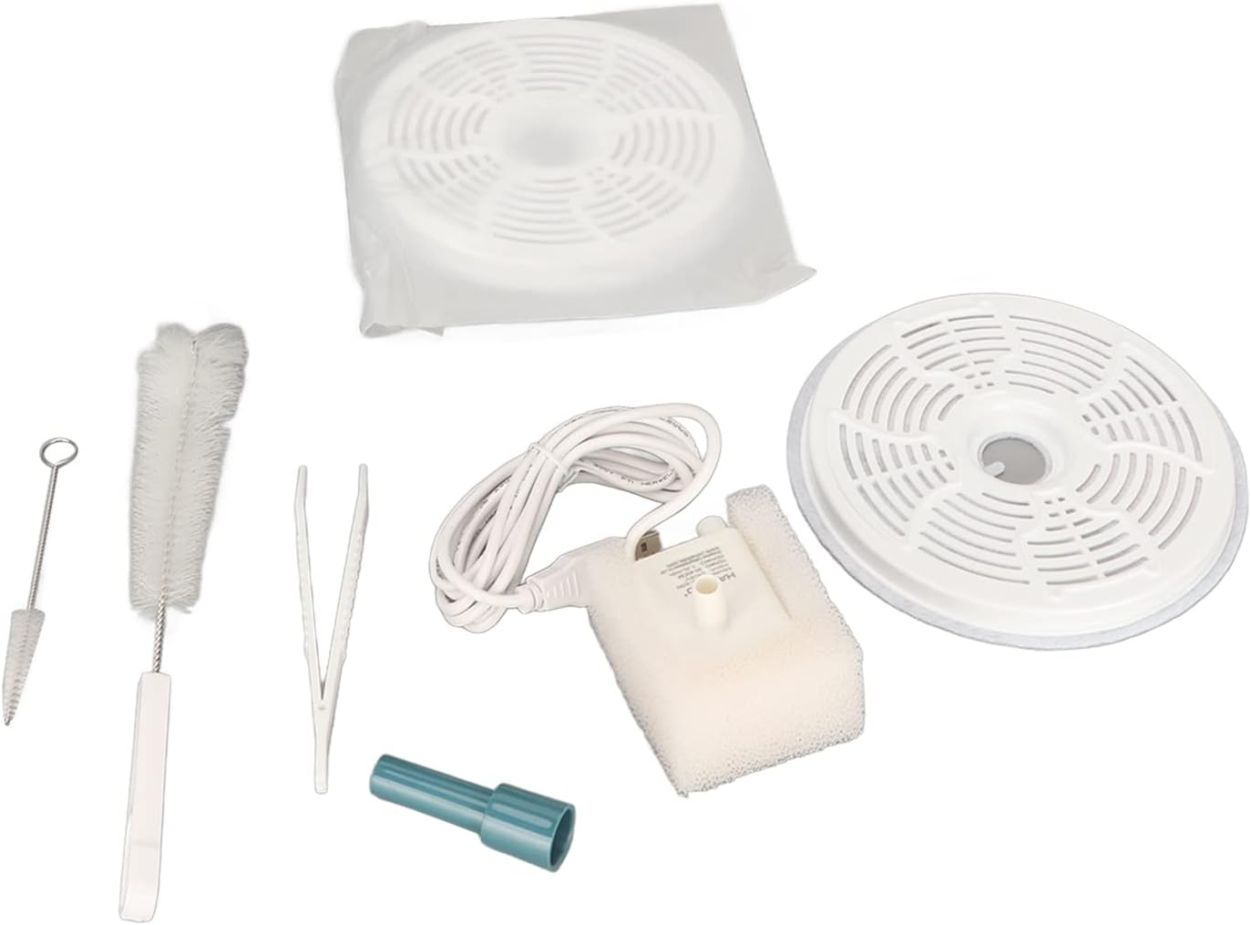 2L Pet Fountain,Pet Water Fountain for Cats,Pet Water Fountain 2L Large Capacity 3 Filtering Silent Cat Drinking Fountain with Intelligent Water Pump for Kitten Dog image number 4