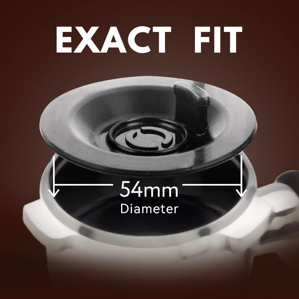 2 Pack 54 Mm Cleaning Disc Blind Filter Backflush Disk Compatible with Coffee Machine BES500 BES810 BES840 BES860 BES870 BES880 Rubber Disk