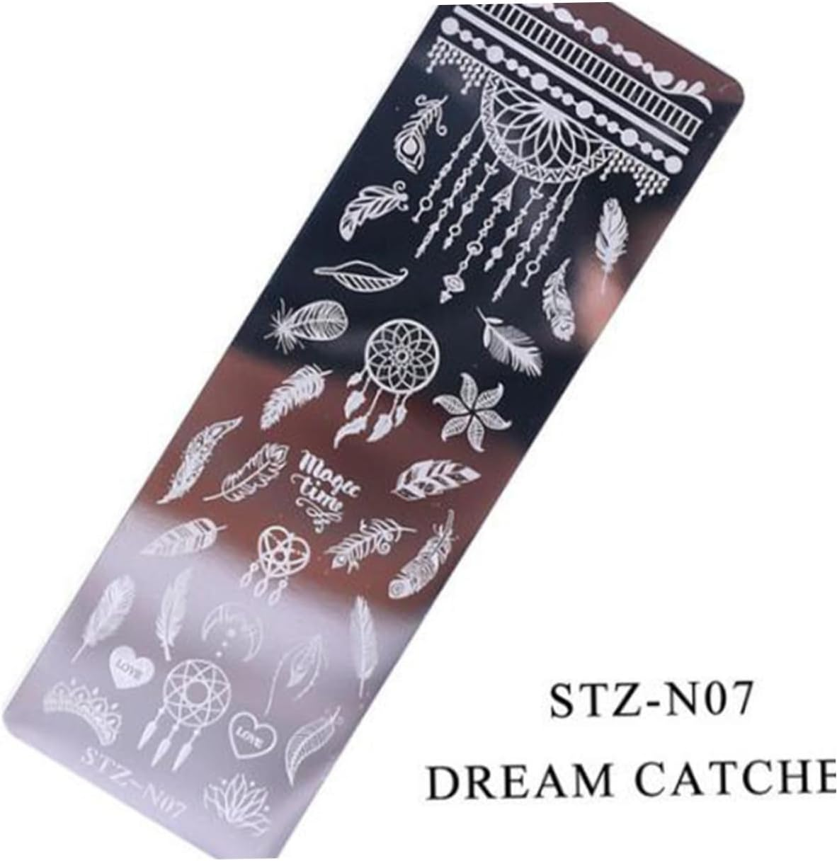 WOFASHPURET 5Pcs Nail Art Stamping Plates Floral Butterfly Nail Stamp Templates Diy Art Decoration Accessories for Women Manicure Kits image number 4