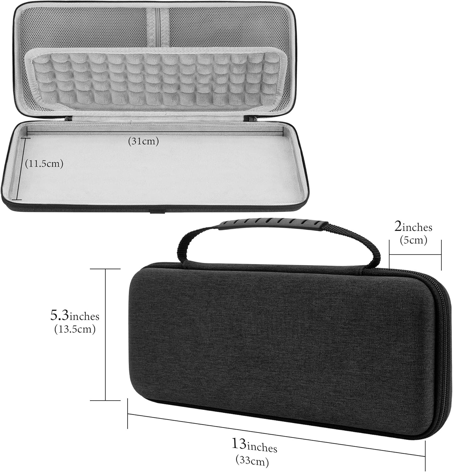 Geekria Hard Shell Travel Carrying Case, EVA Protective Bag Compatible with Blackmagic Design ATEM Mini Pro (Dark Gray) image number 1