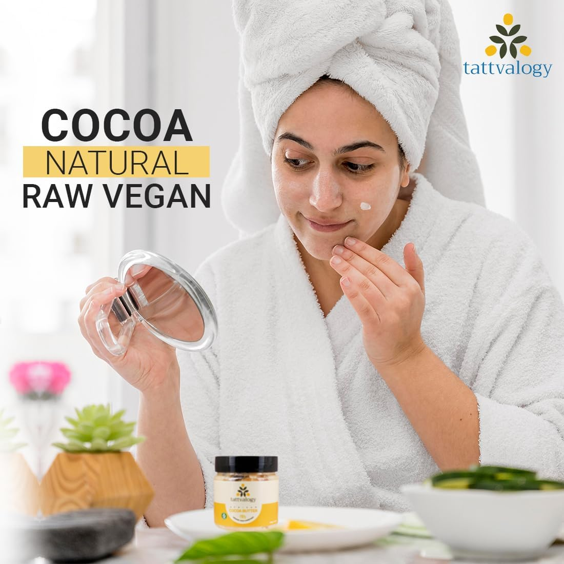 Tattvalogy African Cocoa Butter, 100G image number 1