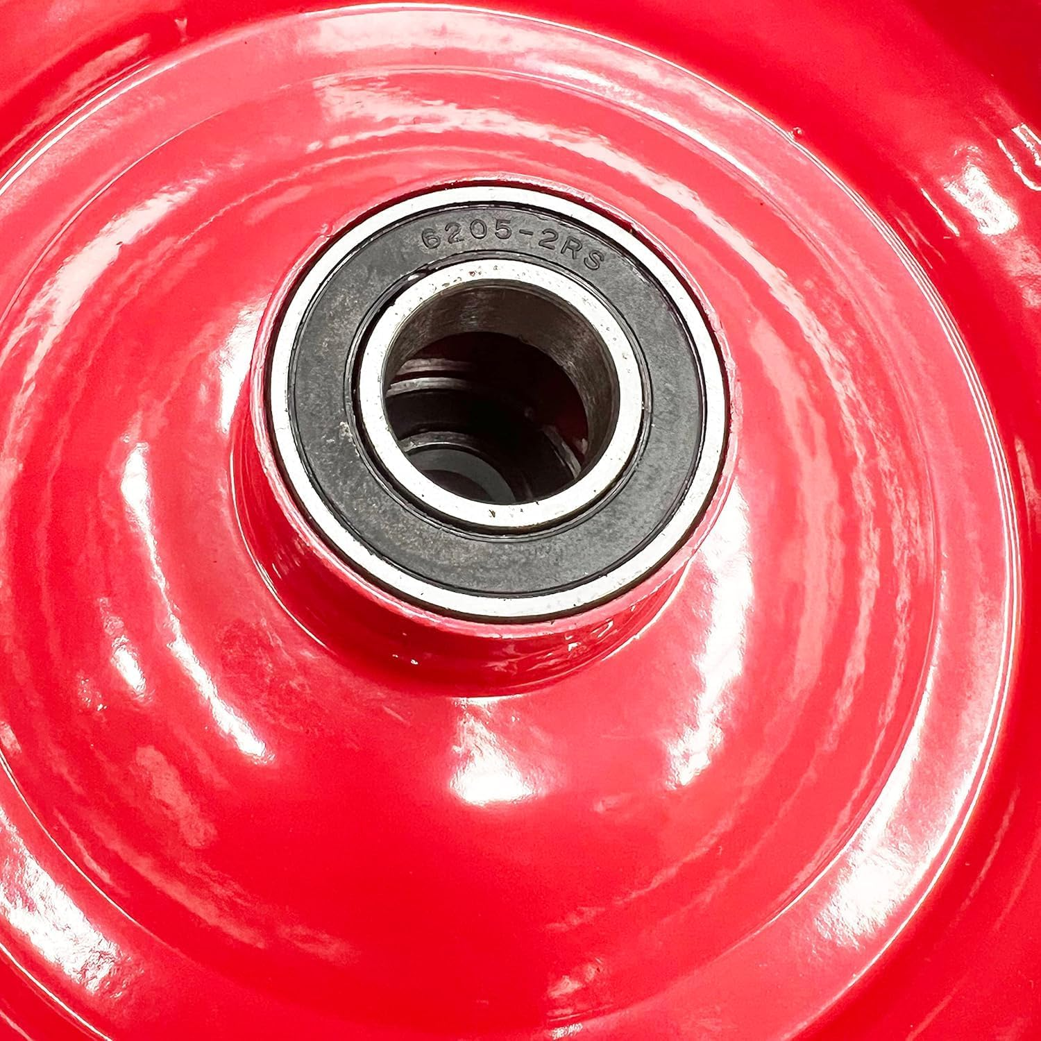 2PCS 16" 4.8/4.00-8 Wheelbarrow Cart Wheels - Heavy-Duty Pneumatic Tyres with Sealed Bearings, Metal Rim, and Multiple Sizes (16Mm/19Mm/20Mm/25.4Mm)130Kg Capacity, Not for Highway Use (19MM BORE) image number 1