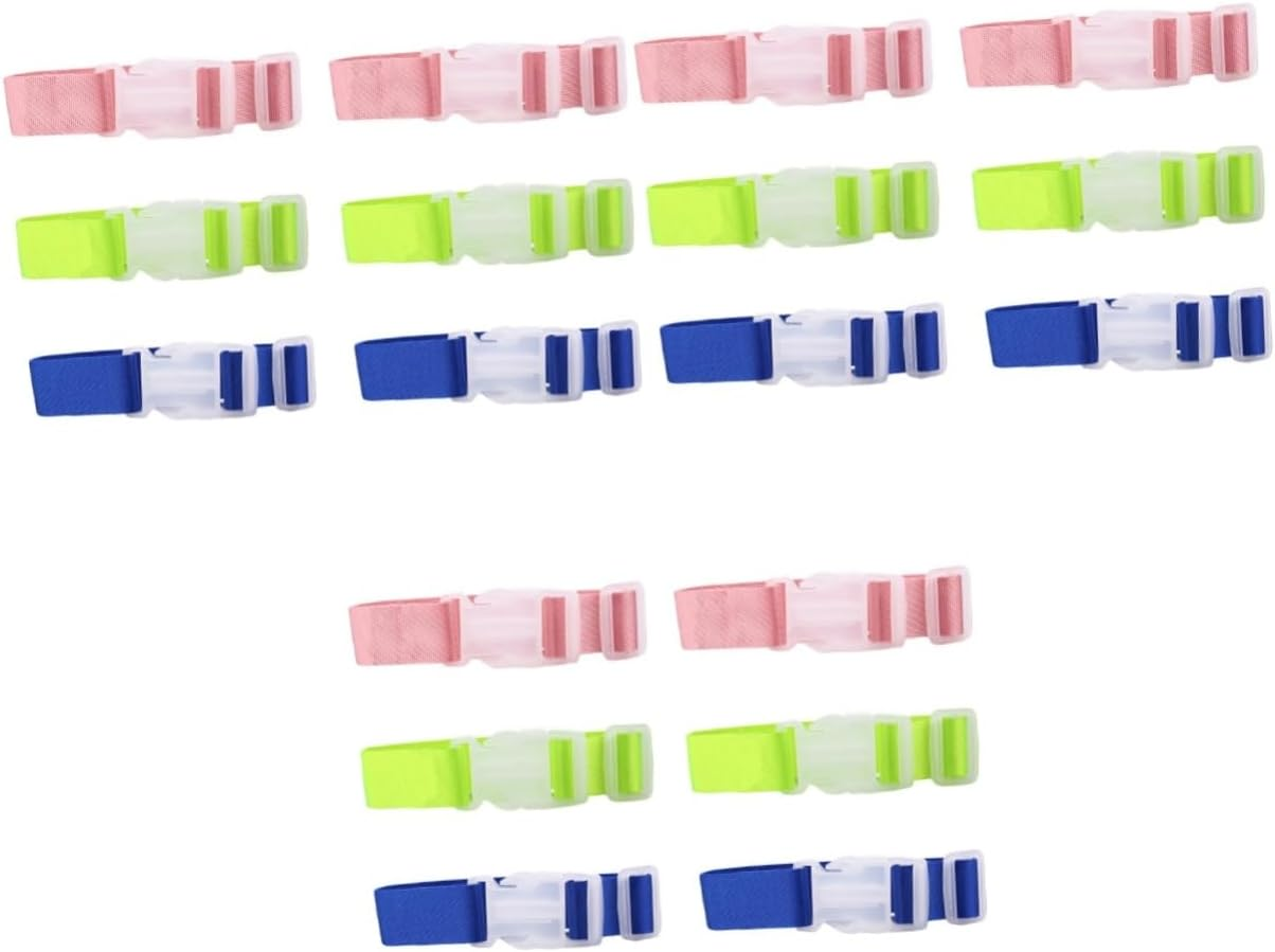 ABOOFAN 18Pcs Luggage Buckle Straps for Suitcase Luggage Hanging Buckles Belts for Travel Accessories for Plane and Travel Gear Random Color image number 2
