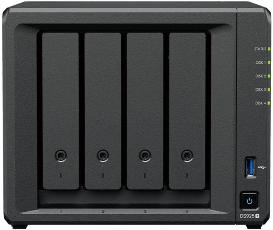 Synology Diskstation DS925+ 4-Bay 3.5" Diskless, AMD Quad Core CPU, 4GB RAM, 2X 2.5Gbe, 2 X USB3.2, 1 X Expansion Port image number 2