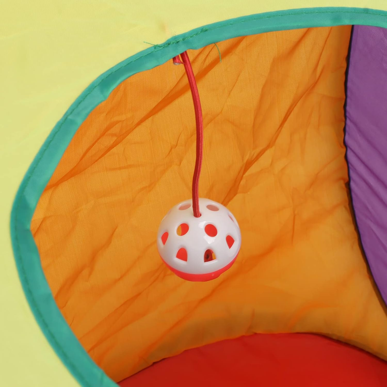 EVTSCAN Cat Toy Set Interactive Toxic Free Tent Ball Mouse Springs Funny Kitten Toy Assortment 15Pcs image number 2