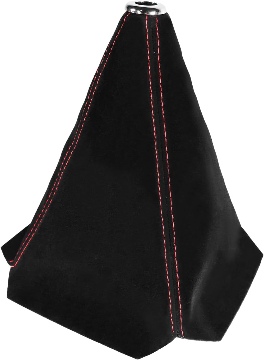 Car Shift Knob Dust Cover, Shift Boot Cover, Hyper Fabric Manual/Automatic Shifter Shift Boot Cover, Gear Shift Knob Cover for Protection & Decor(Black) image number 4