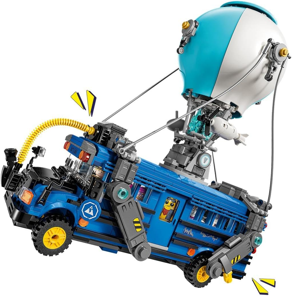 LEGO Fortnite Battle Bus Toy for 10+ Year Old Boys, Girls & Gamers, Video Game Vehicle Building Set with 9 Character Minifigures, Creative Kids' Toy for Gaming Fans 77073 image number 5