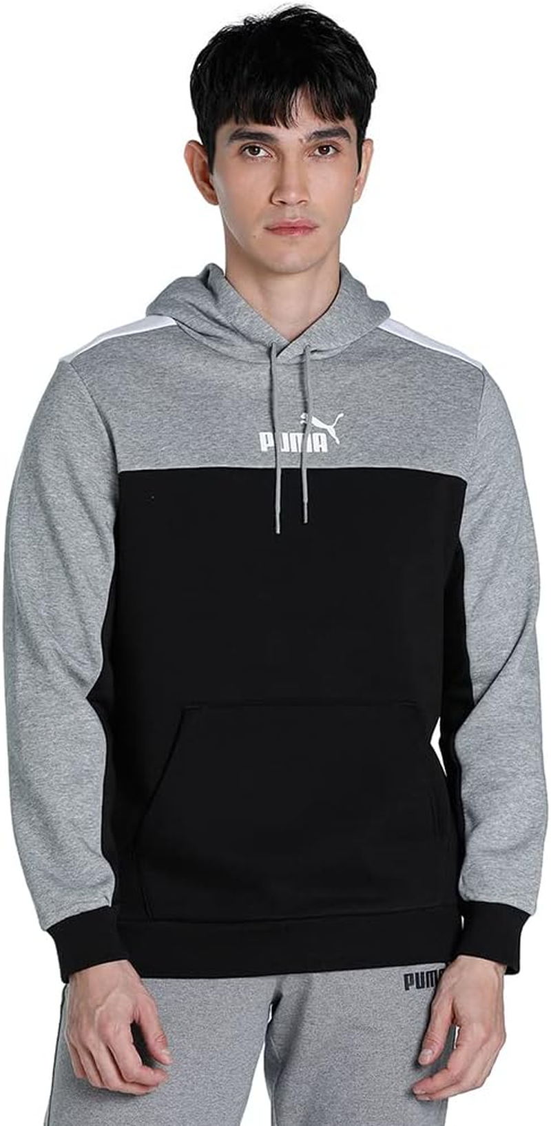 PUMA Men'S Ess+ Block Hoodie Fl Sweat