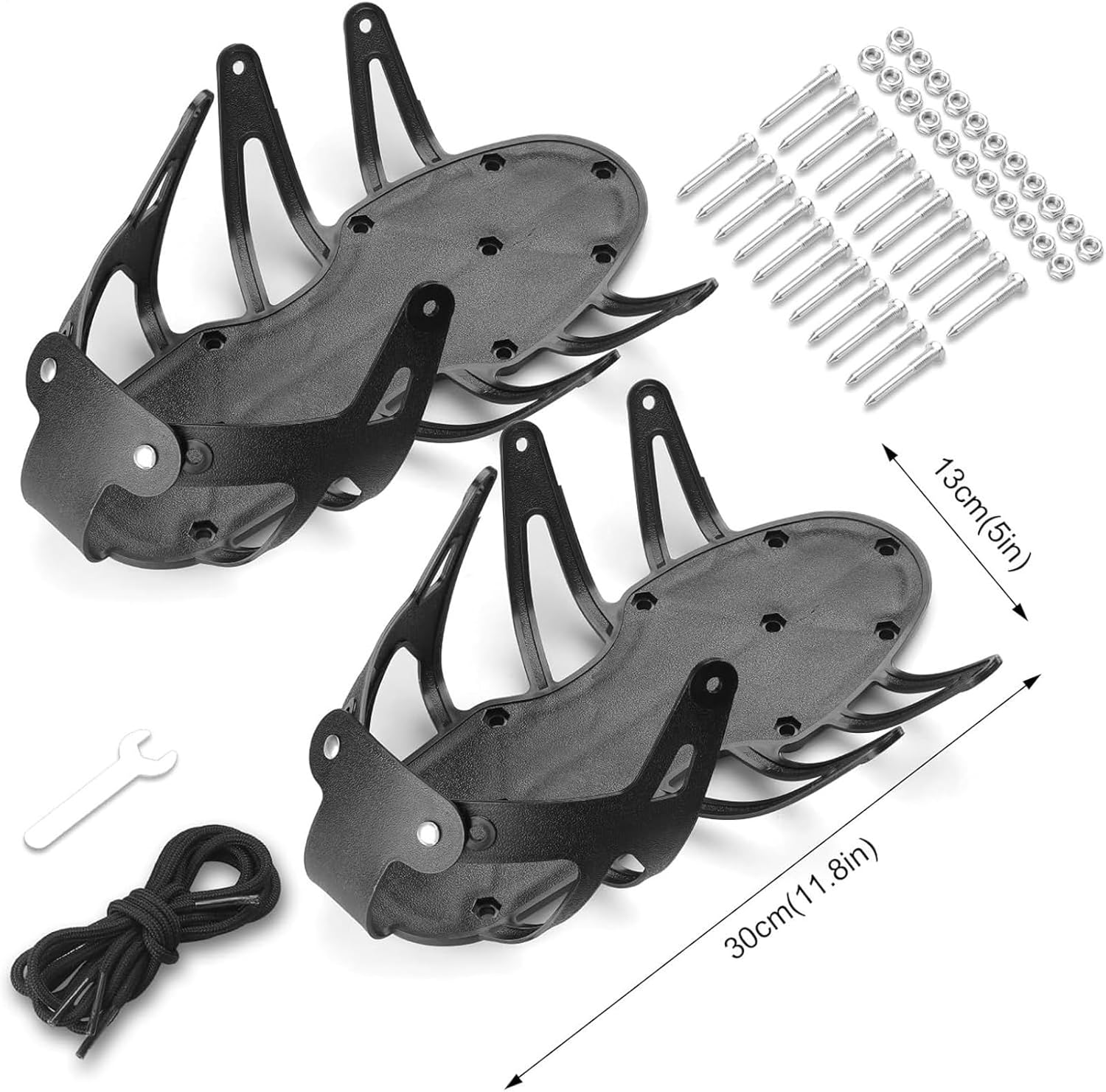 DAWCBVJQ Spiked Shoes for Lawn Ventilation, Garden Ventilation Sandals, Lawn Aerator Tool, Heavy Duty Floor Fan for Soil Loosening and Weed Removal in the Garden, Outdoor Use