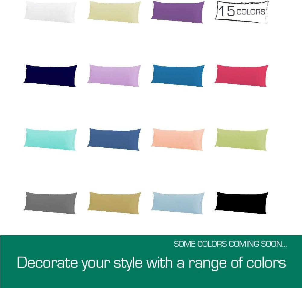 Australian Made Hotel Body Pillow (Pillowcase Included) (Black) image number 3