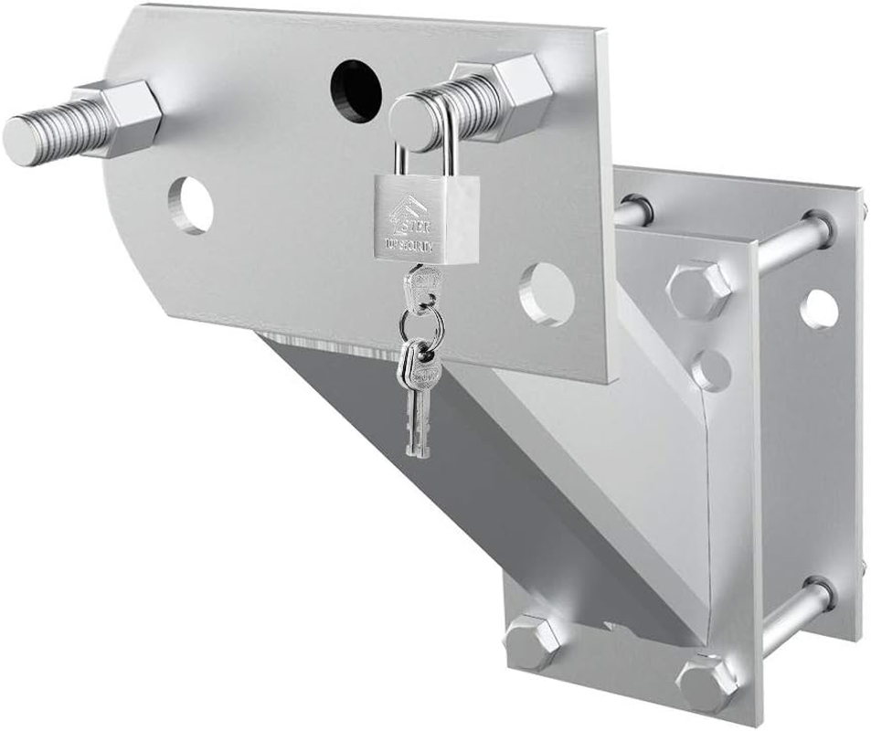 Mobi Spare Wheel Carrier Bracket Tyre Holder Trailer Caravan Boat & Pad Lock image number 3
