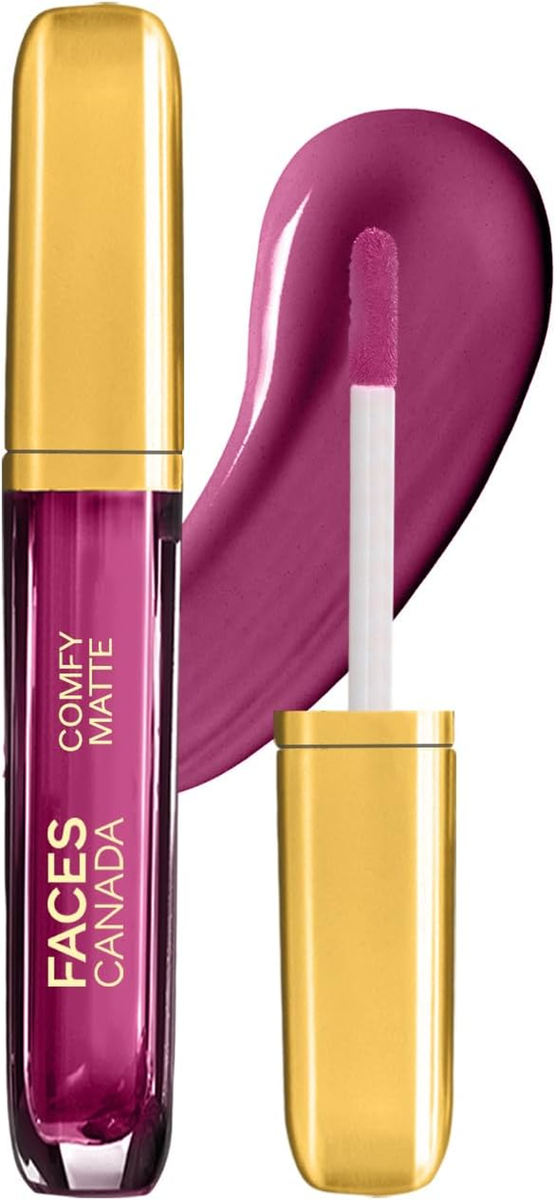 FACES CANADA Comfy Matte Liquid Lipstick - No Big Deal 12, 3 Ml | Comfortable 10HR Longstay | Intense Matte Color | Almond Oil & Vitamin E Infused | Super Smooth | No Dryness | No Alcohol