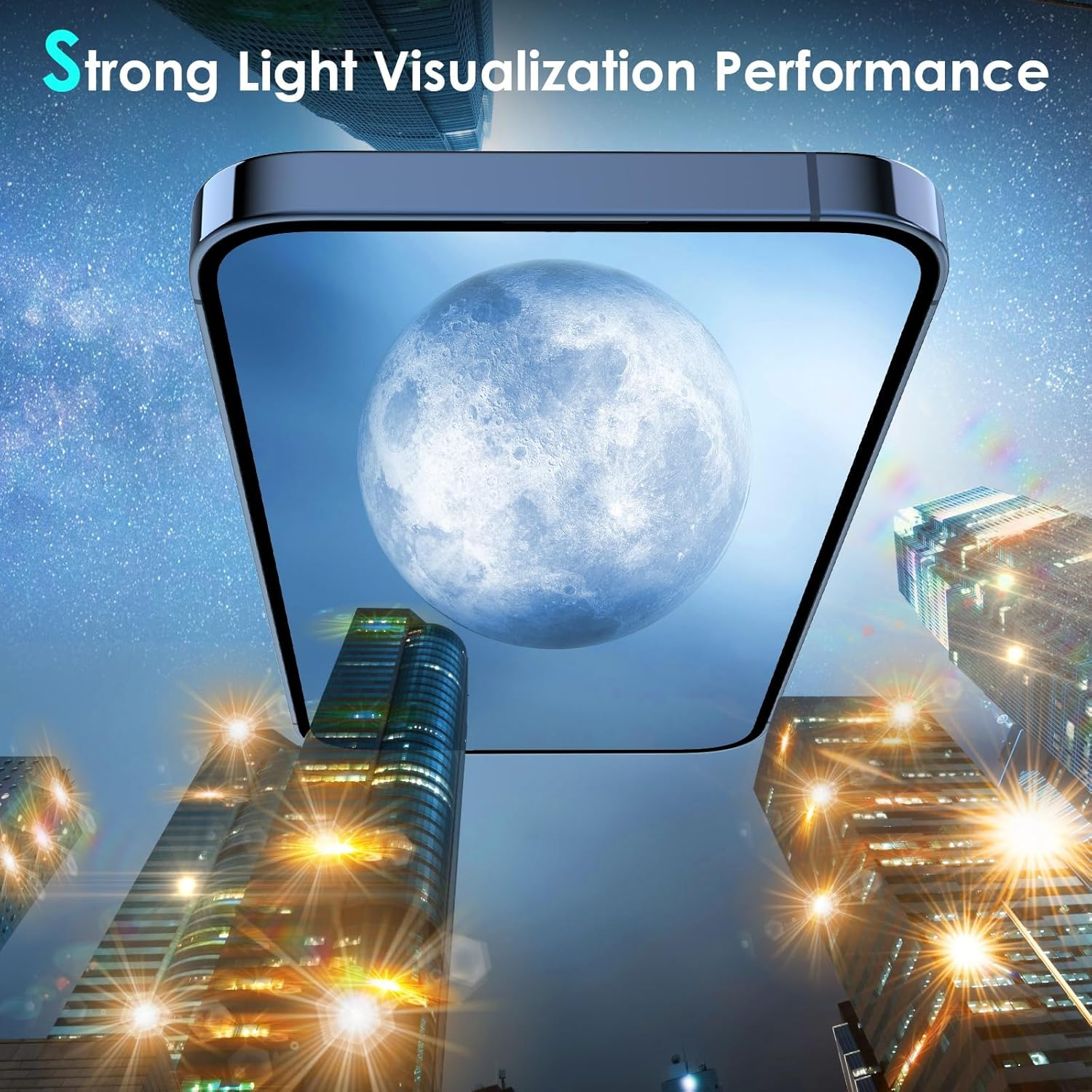 Smasener for Camera Lens Protector for Iphone 15 Pro 6.1In Iphone 15 Pro Max 6.7In,9H Tempered Glass Metal Individual Ring Camera Cover for Iphone 15 Pro 6.1In Iphone 15 Pro Max 6.7In[Blue Titanium] image number 5