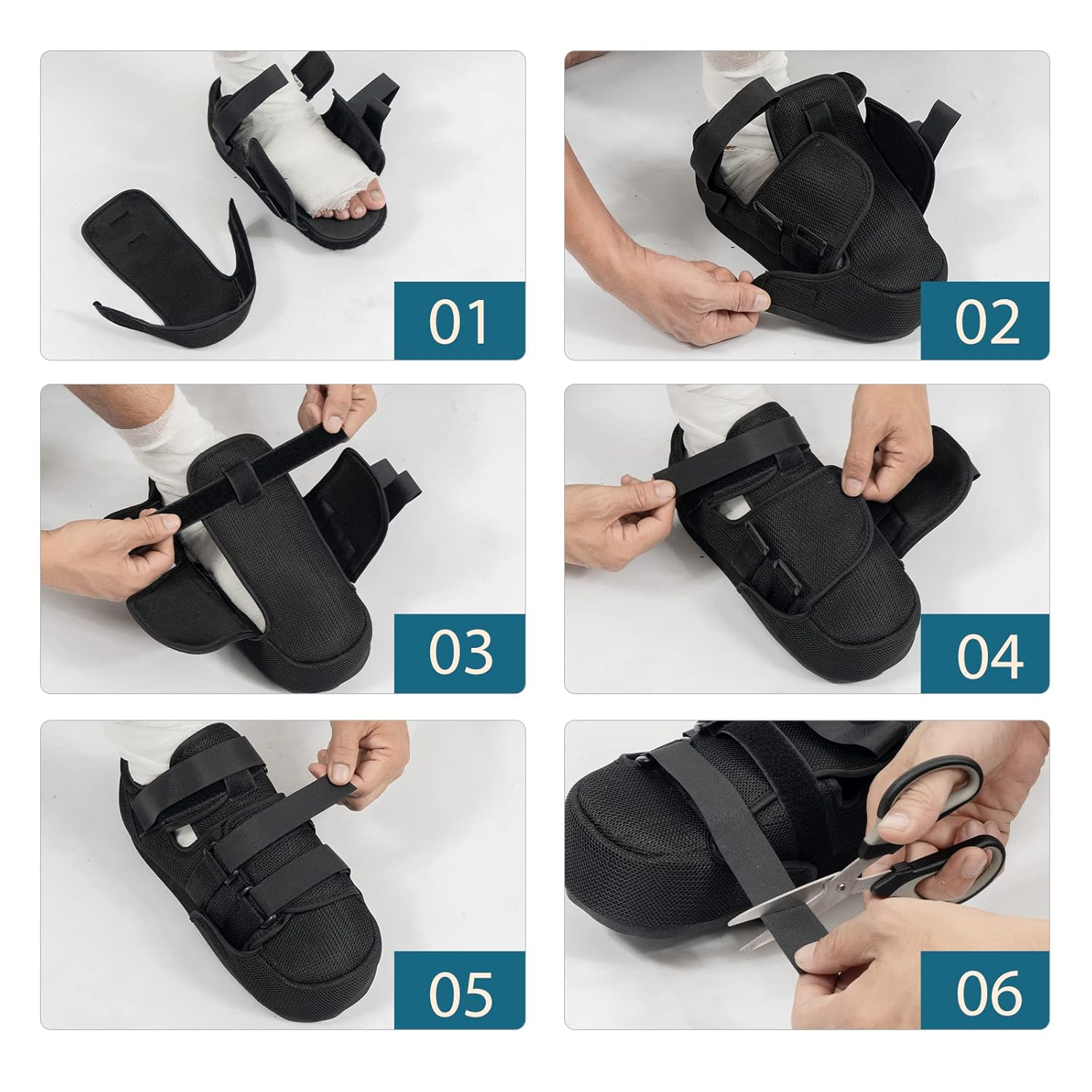 GHORTHOUD Forefoot Off-Loading Post Op Shoe Closed Toe Medical Walking Boot for Broken Toe Orthopedic Foot Brace for Post Bunion Hammertoe Surgery Brace (M) image number 1