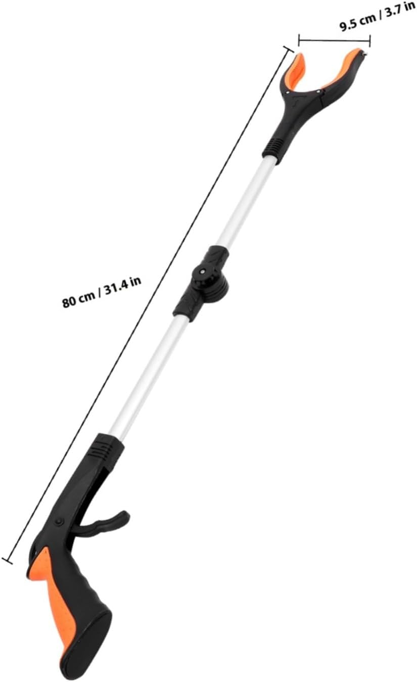 Foldable Trash Picker Grabber Tool with Ergonomic Non-Slip Handle Lightweight Aluminum Alloy and Abs Construction Household Cleaning Aid for Picking up Garbage Keys Coins Portable image number 4