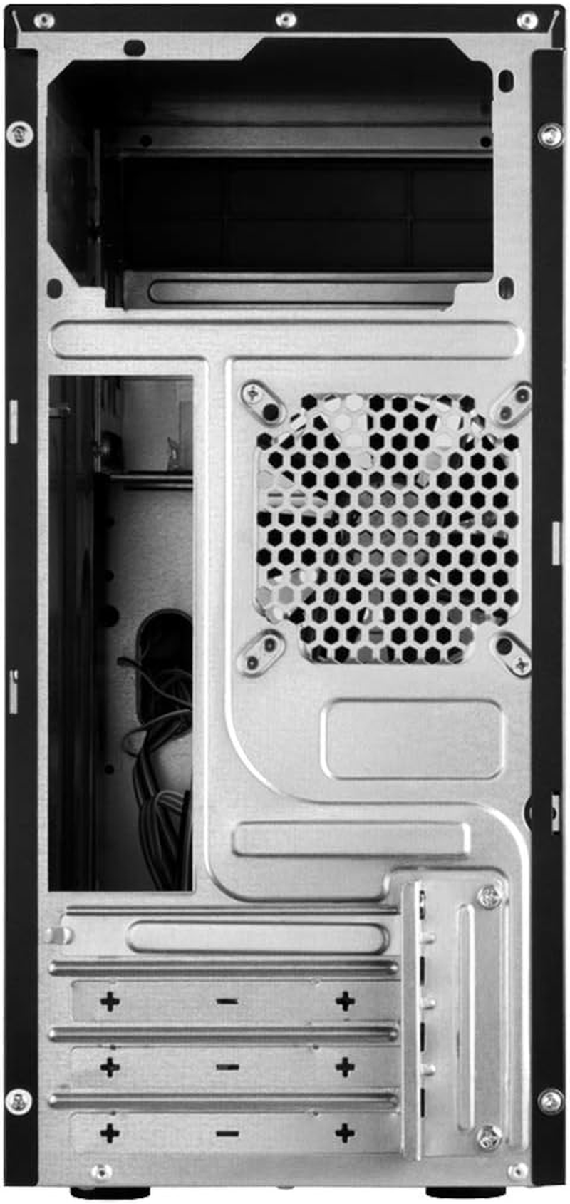 Antec VSK3000B-U3 Micro ATX Case, Black image number 1