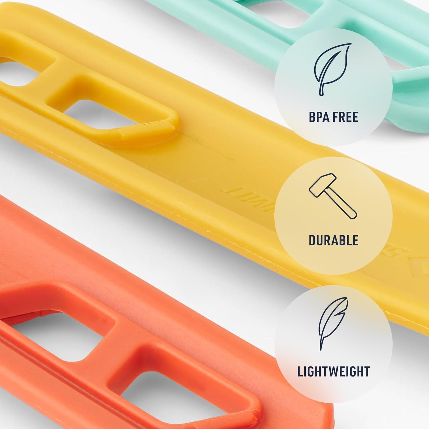 Sea to Summit Passage Camp Cutlery Set, Fork, Spoon and Knife, Arrowwood Yellow (3 Piece) image number 6