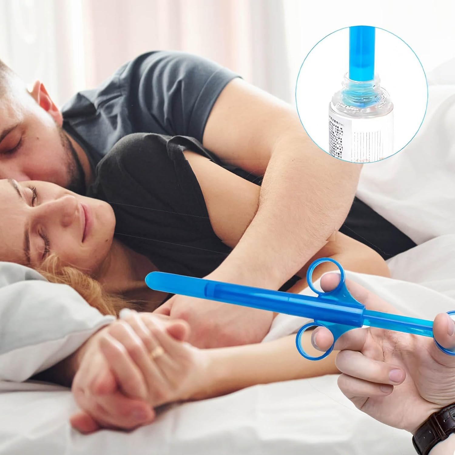 4 Pcs Lube Applicator - Reusable Silicone Lubricant Launcher for Women & Men, Precision Markings & Smooth Rounded Tip, Easy to Clean - Compatible with Uberlube & Water-Based Lubes(Colorful Version) image number 1