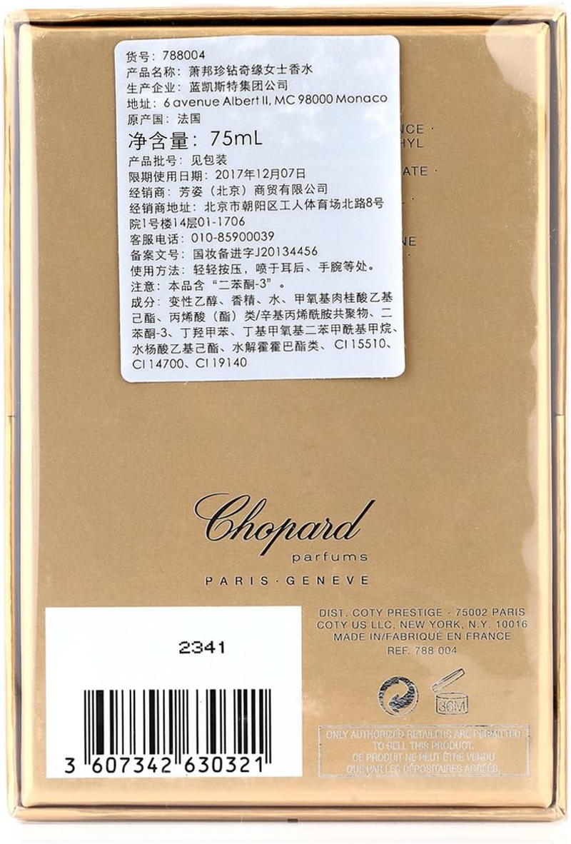 Chopard Enchanted Golden Absolute Eau De Parfum Spray for Women 75 Ml image number 1