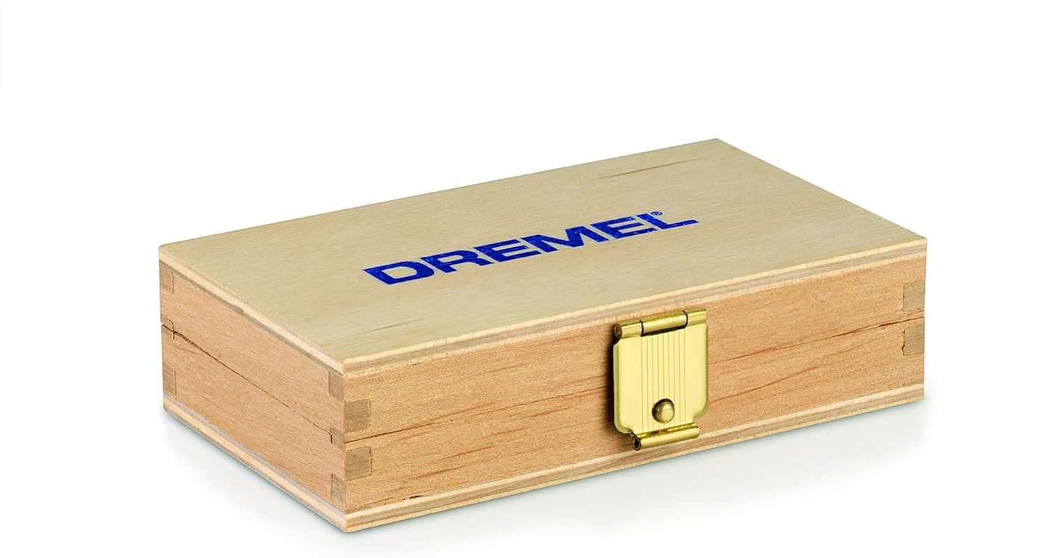 Dremel 660 Router Bit Set, 7 Multipurpose Router Bits for Rotary Tools in Wooden Tool Box, 3.2 Mm Shank image number 5