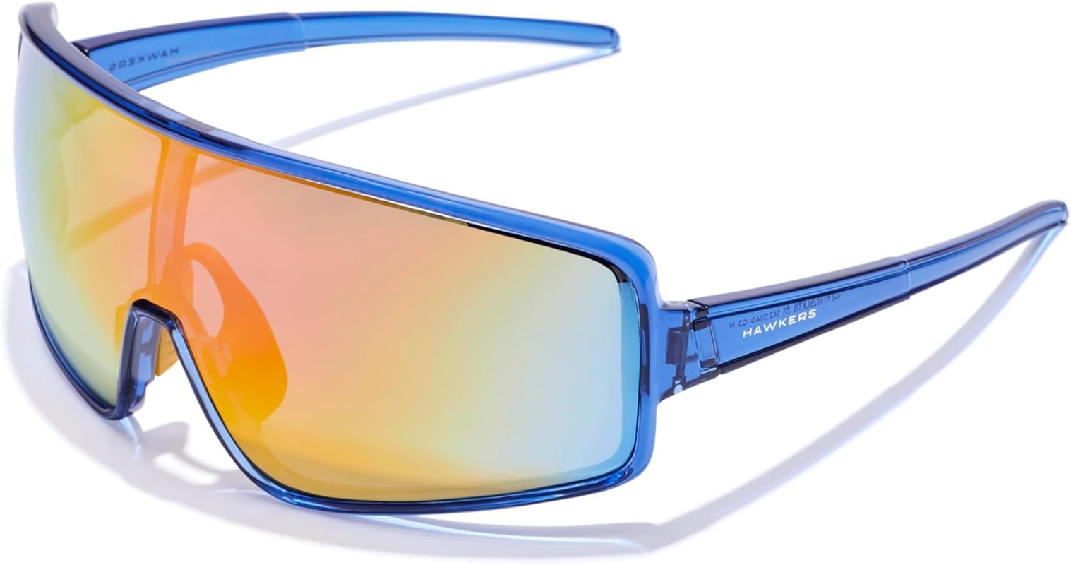 HAWKERS Sunglasses for Men and Women - Protection UV400 - TIGER Model - Mask Sunglasses