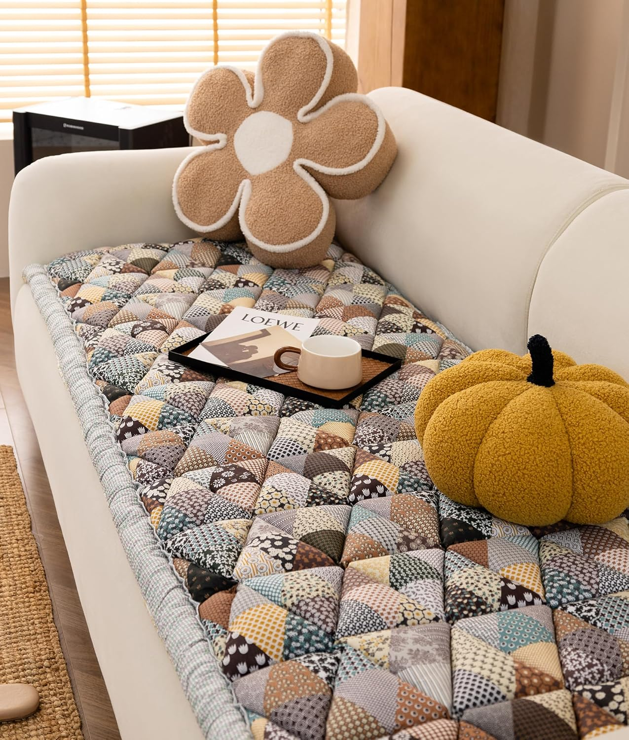 HOMEREFROM Dog Couch Cover Protector, Couch Cover for Dogs Washable Pet Bed Couch Cover, Pet Friendly Sofa Cover for Large Dogs (Grey, 70X210Cm) image number 3