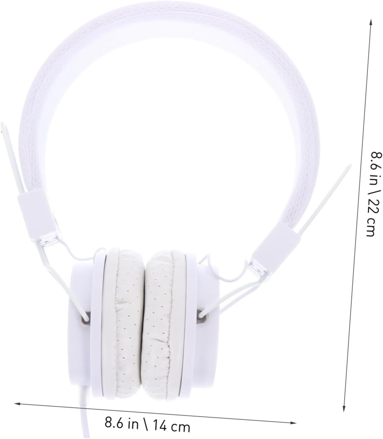 LIGIGWASH Wired Over-Ear Game Headset In-Line Mic, White, Stereo Gaming Headphones for Pc, Wired Headphone for Gamers and Streaming image number 5