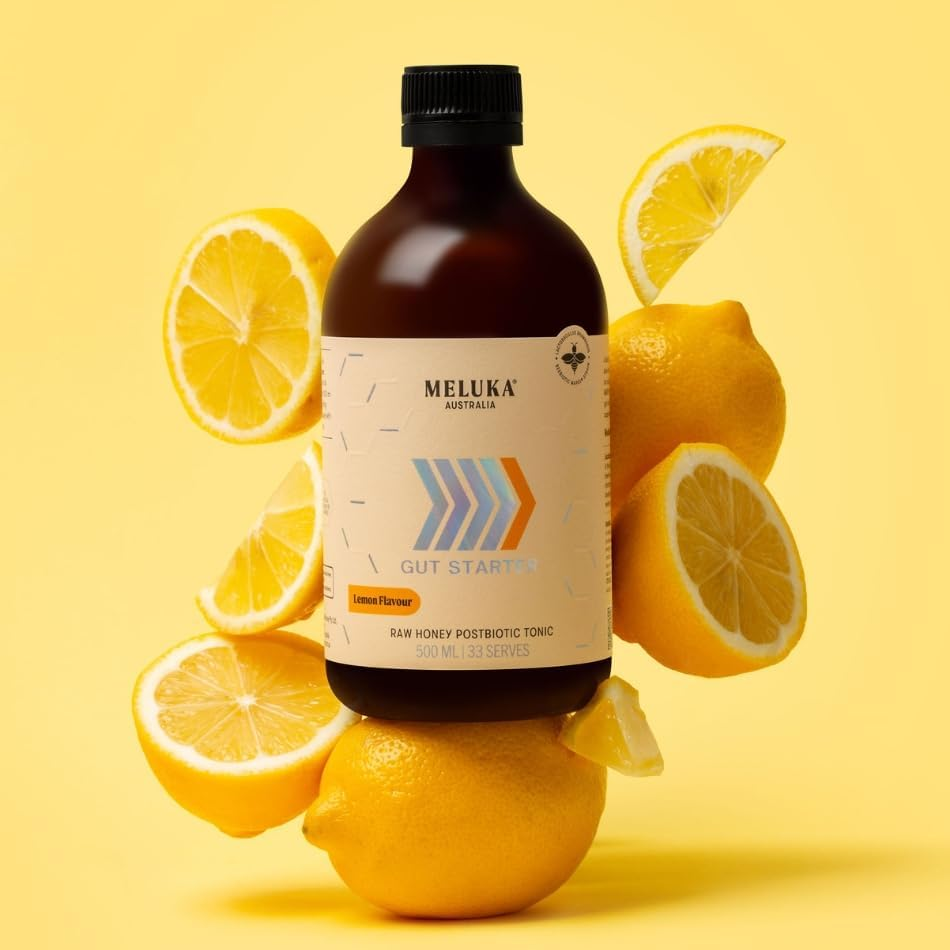 Gut Starter- Raw Honey Postbiotic Tonic, Lemon Flavour image number 4