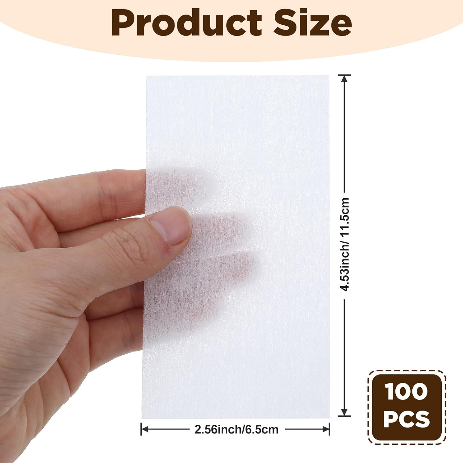 100 Pcs Perm Papers, Wrap Paper for Hair, End Papers for Hairs Rollers, High-Temperature Resistant Disposable End Wraps for Salon and Home Hairs Styling - White image number 3