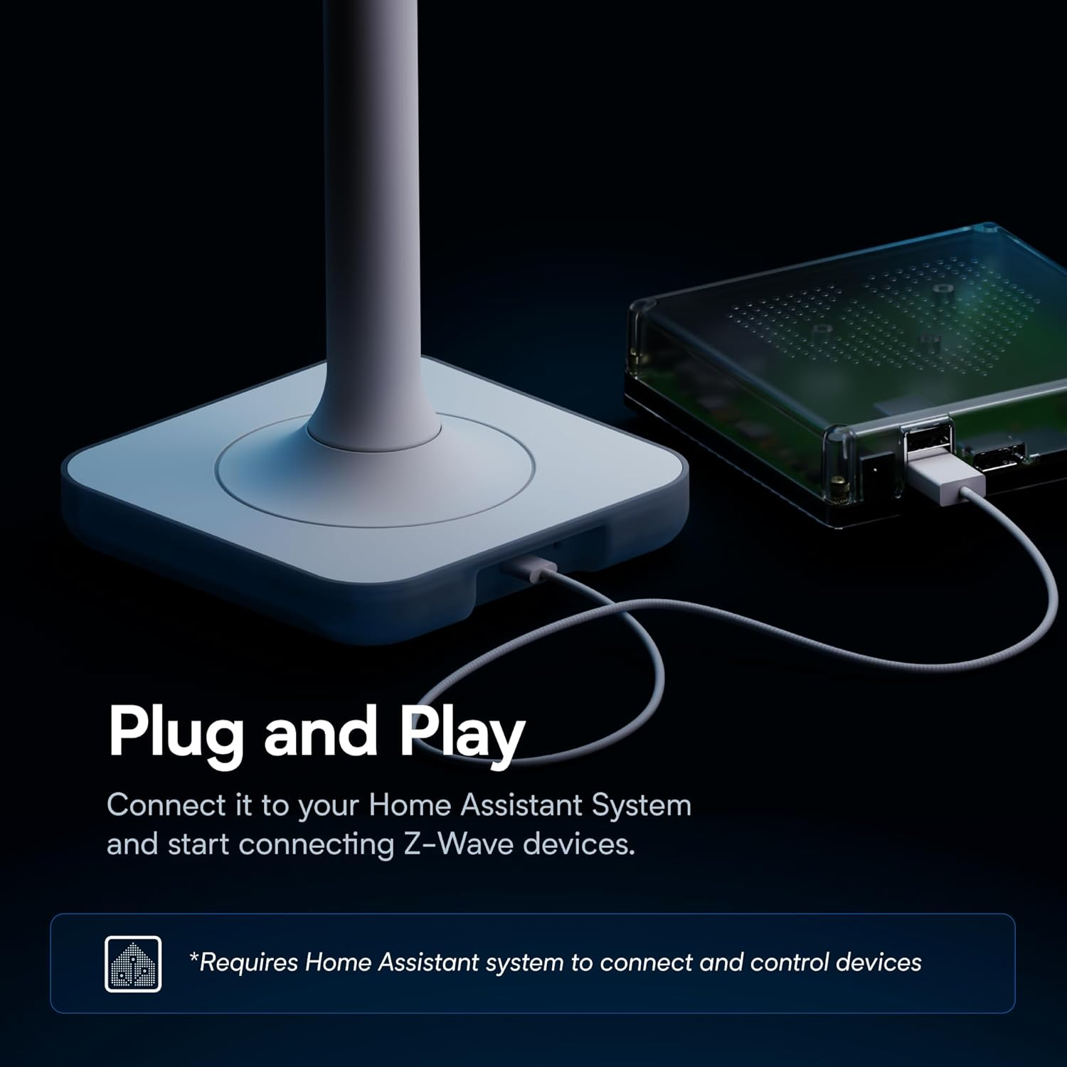 Home Assistant Connect ZWA-2 | Connect Z-Wave Devices to Home Assistant | Official Home Assistant Hardware image number 4