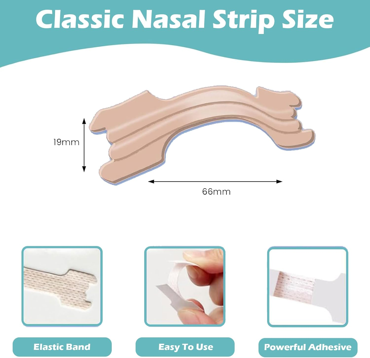 Anti Snoring Devices, Breathe Right Nasal Dilator Strips, Nose Strips for Sleeping (Pack of 120)