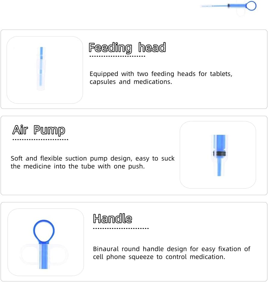 5 Pcs Kitten Bottle Pet Feeding Set Nipple for Kittens Anti-Choking Design for Newborn Kittens Puppies Small Animals Contains 1 Bottle, 2 Nipples, 1 Cleaning Bottle Brush, 1 Feeder (20Ml) image number 6