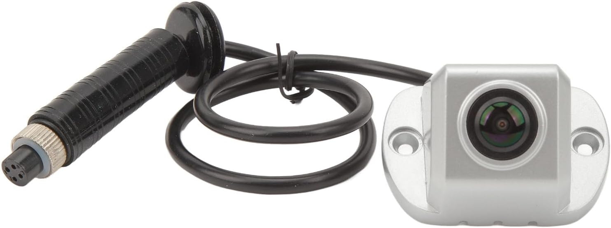 Generic Side View Camera, 4 PIN IP68 Water Proof Aviation Head 150&deg; Viewing Angle Night Vision Shock Proof Blind Spot Camera with Adjusting Pad, for RV Van Truck Bus (1080P) image number 1