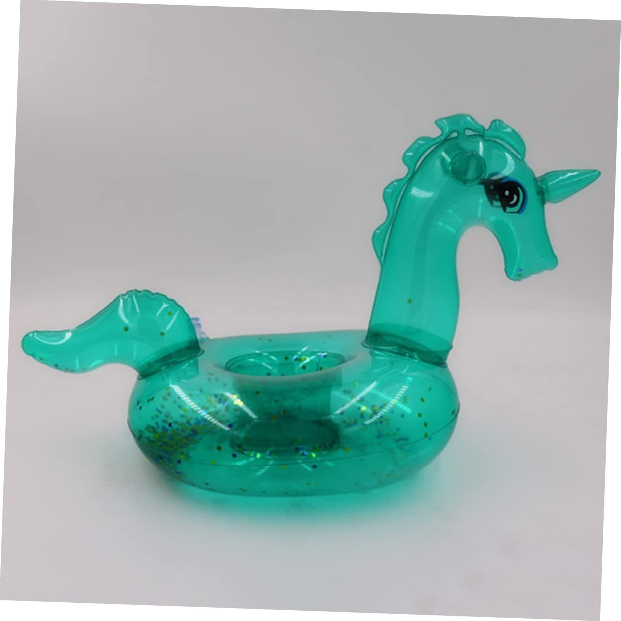 NOLITOY 4Pcs Inflatable Drink Cup Holder Floating Design PVC for Summer Gatherings image number 2