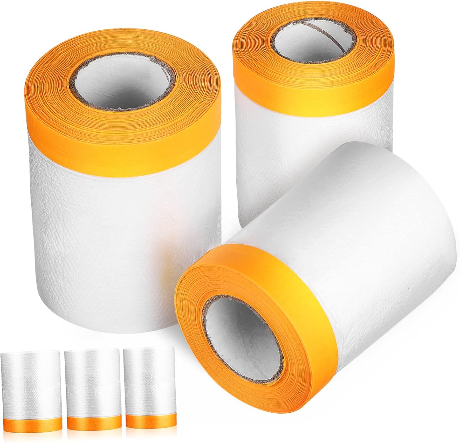 6Rolls Self-Adhesive Masking Tape Film Covering Films for Art Painting Automotive Furniture Protection image number 2