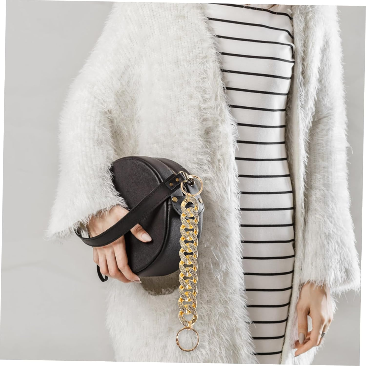 ARTSEWPLY Bag Extension Chain Elegant Crossbody Chain for Purses Versatile Replacement Strap for Handbags Safe and Design for Enhanced Style and Functionality image number 2