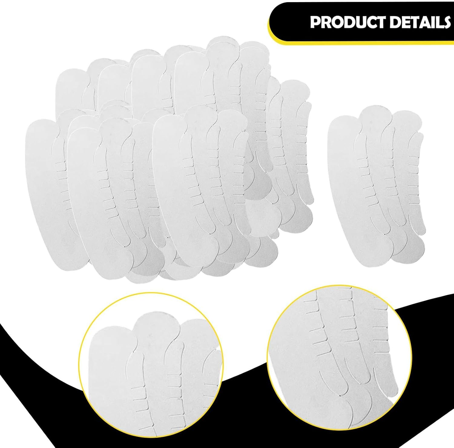 Oshhni 50 Pieces Baseball Cap Inserts Easy to Use Cardboard Cap Fitter Inserts