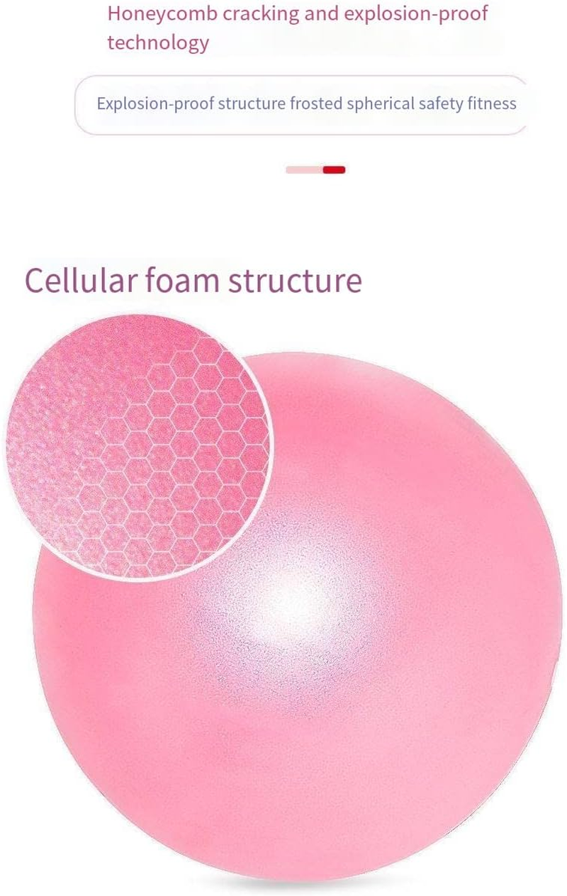 Small Exercise Ball - 9 Inch Mini Pilates Ball for Yoga, Core Training, Physical Therapy, and Fitness image number 6