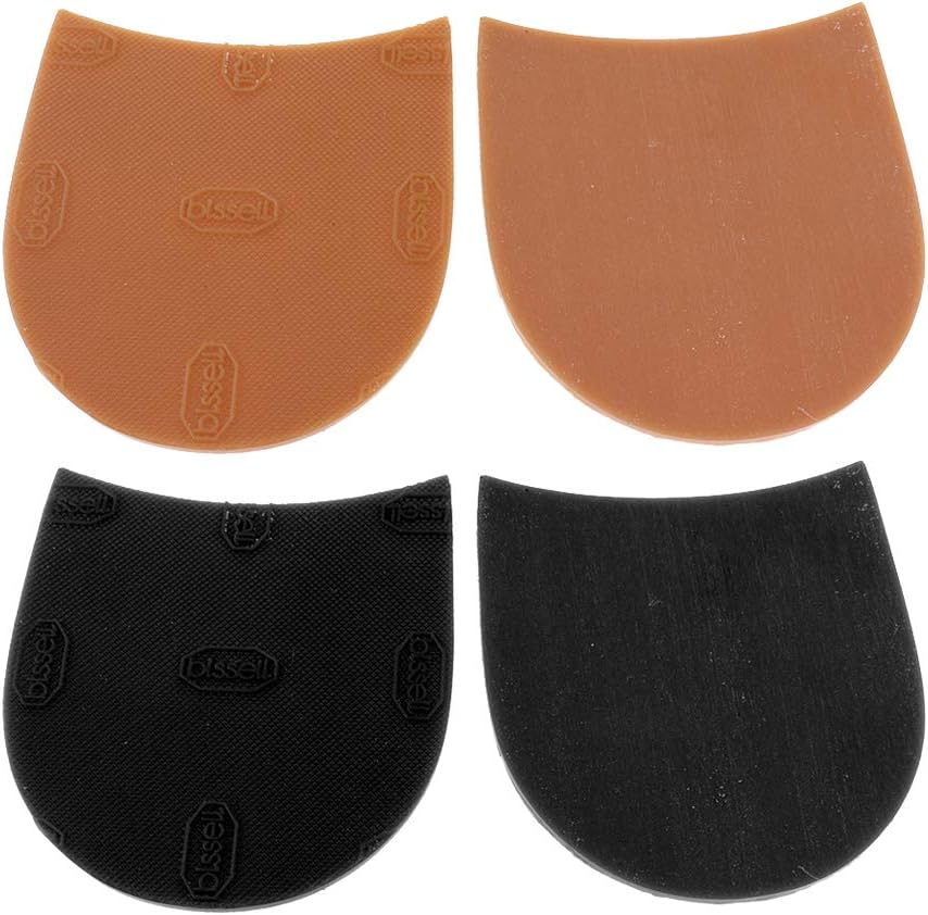 Blesiya anti Slip Rubber Glue on Shoe Boot Sole Heels Pads Shoe Repair Replacements - Khaki, as Described image number 3