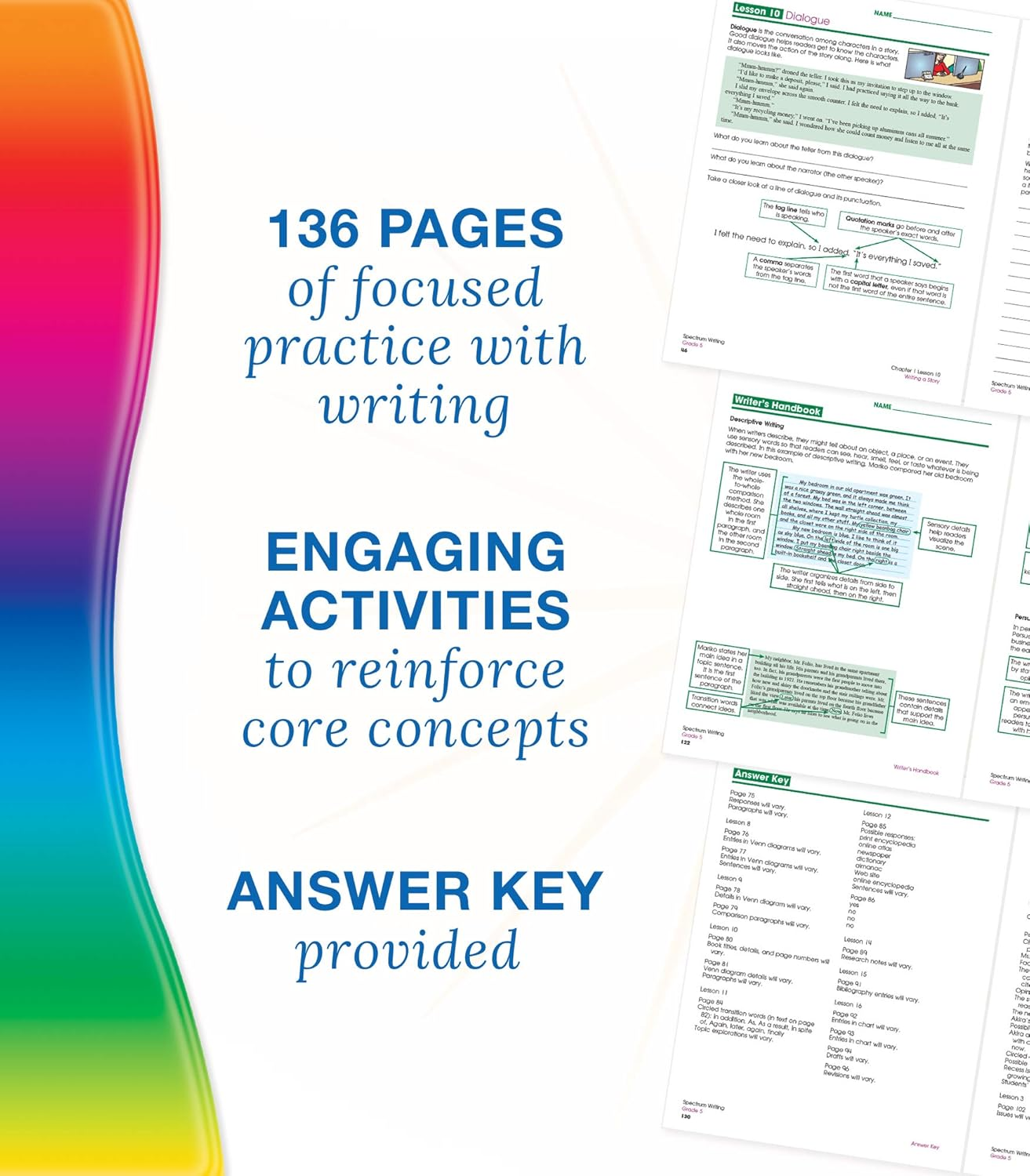 Spectrum Writing, Grade 5 image number 3