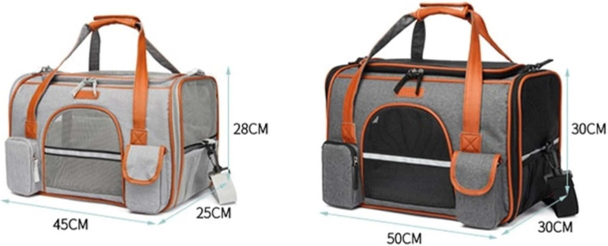 Cat Bag Dog Carrier Pet Carrier Cat Carrier Pet Inclined Span Bag Portable Backpacks Travel Car Seats Pet Carrier Cat Carrier Pet Bag Carrier(Color:Onecolor,Size:45 * 25 * 28Cm) image number 5
