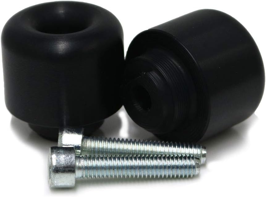 2015-2018 Yamaha YZF-R3 Black Complete No Cut Frame Slider Kit; Includes: No Cut Frame Sliders Swing Arm Spools and Bar Ends - 755-6129 - Made in the USA