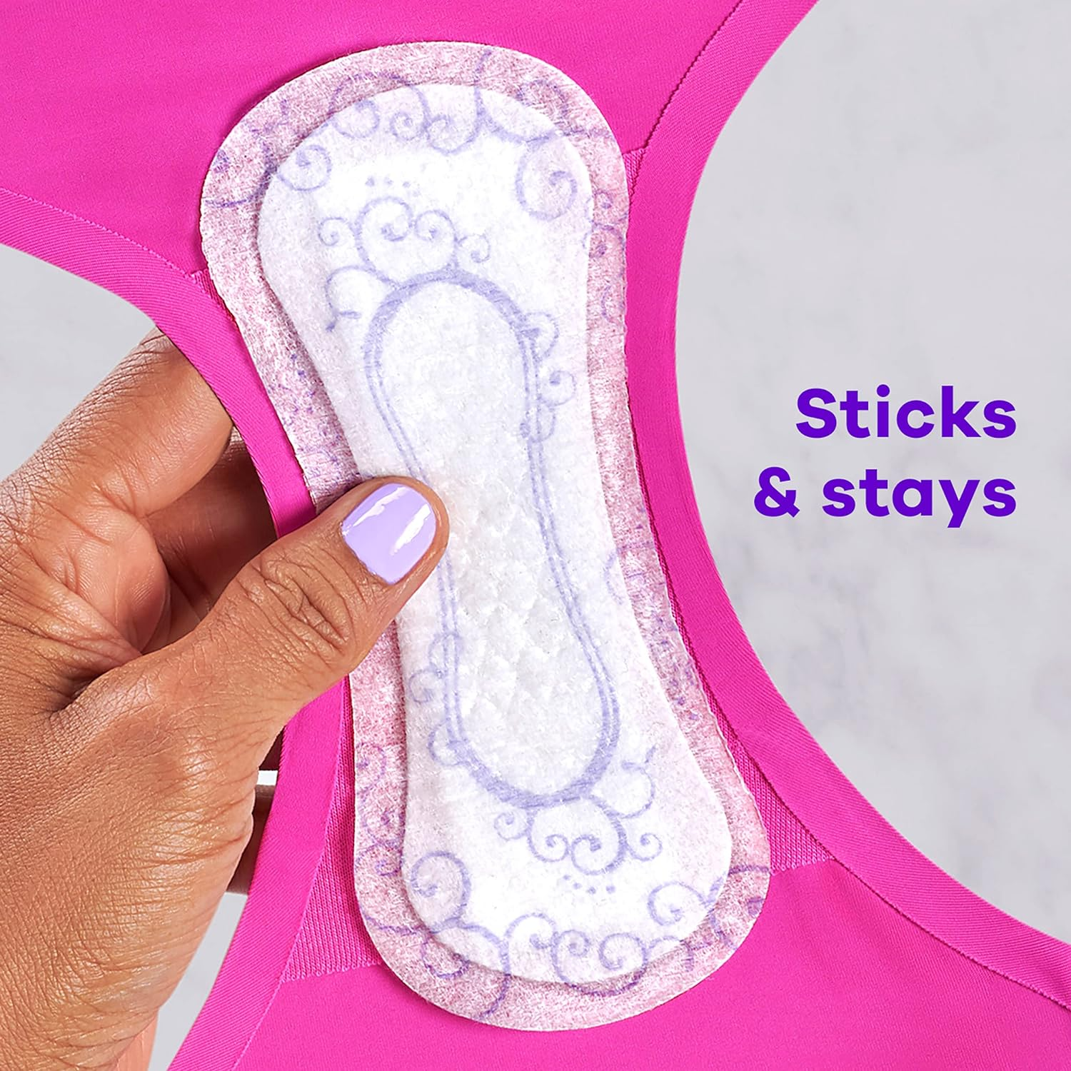 Always Radiant Daily Feminine Panty Liners for Women, Regular Absorbency, Unscented, Wrapped, 96 Count - Pack of 4 (384 Count Total) image number 5