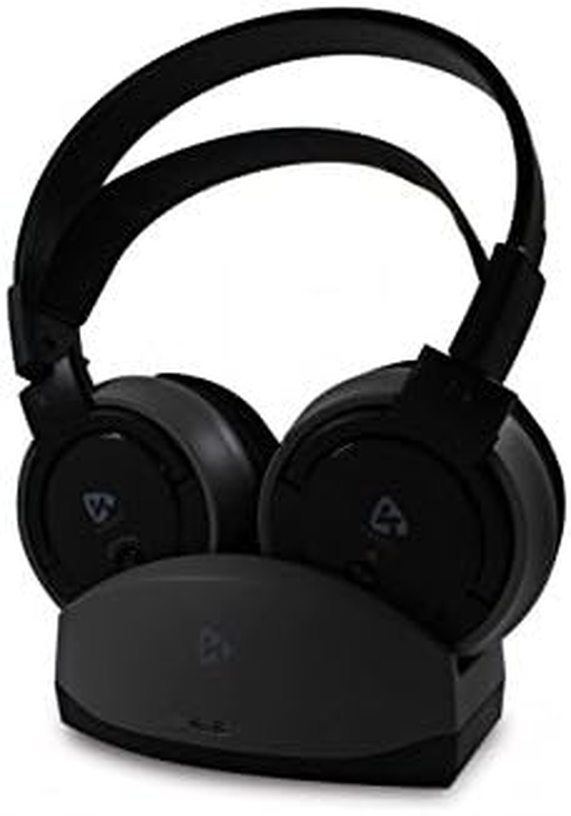 Metronic 474079 Wireless TV Headphones Black image number 1