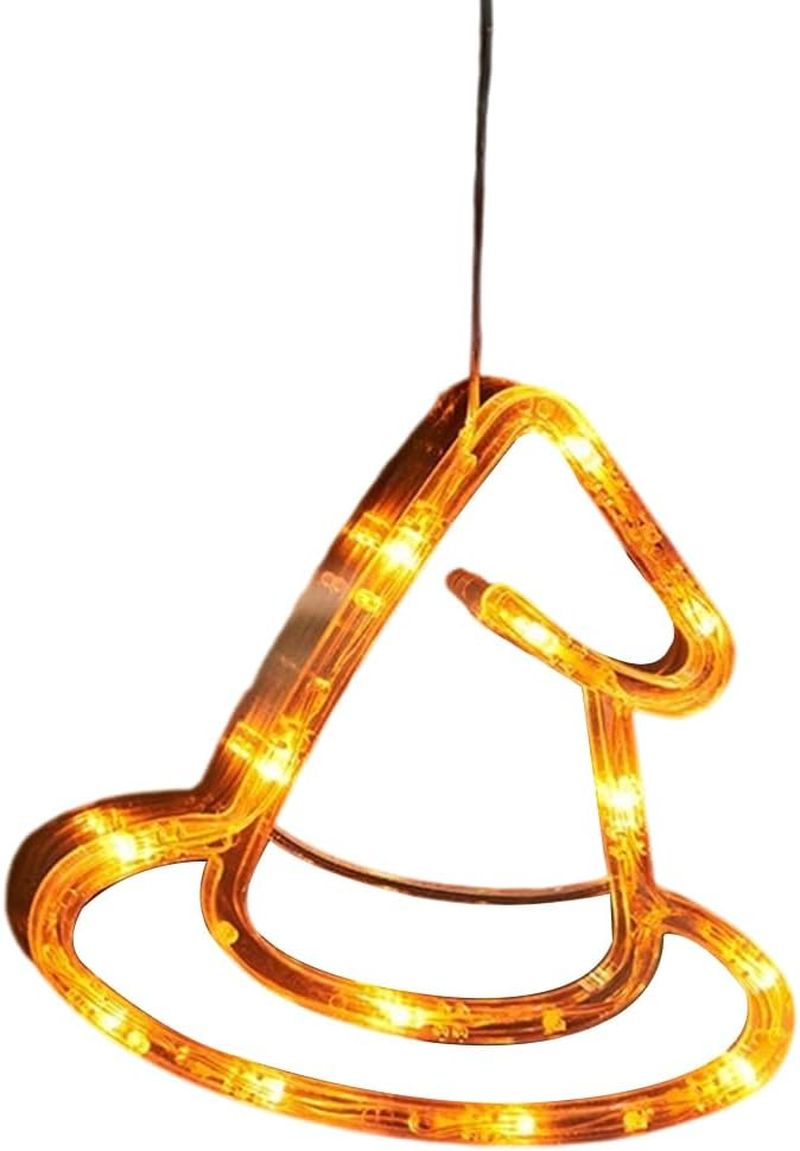 Tomedeks Halloween Decorative Fairy Lights, LED Halloween Decoration Indoor and Outdoor Use, Waterproof, Orange Hats Fairy Lights Battery image number 5