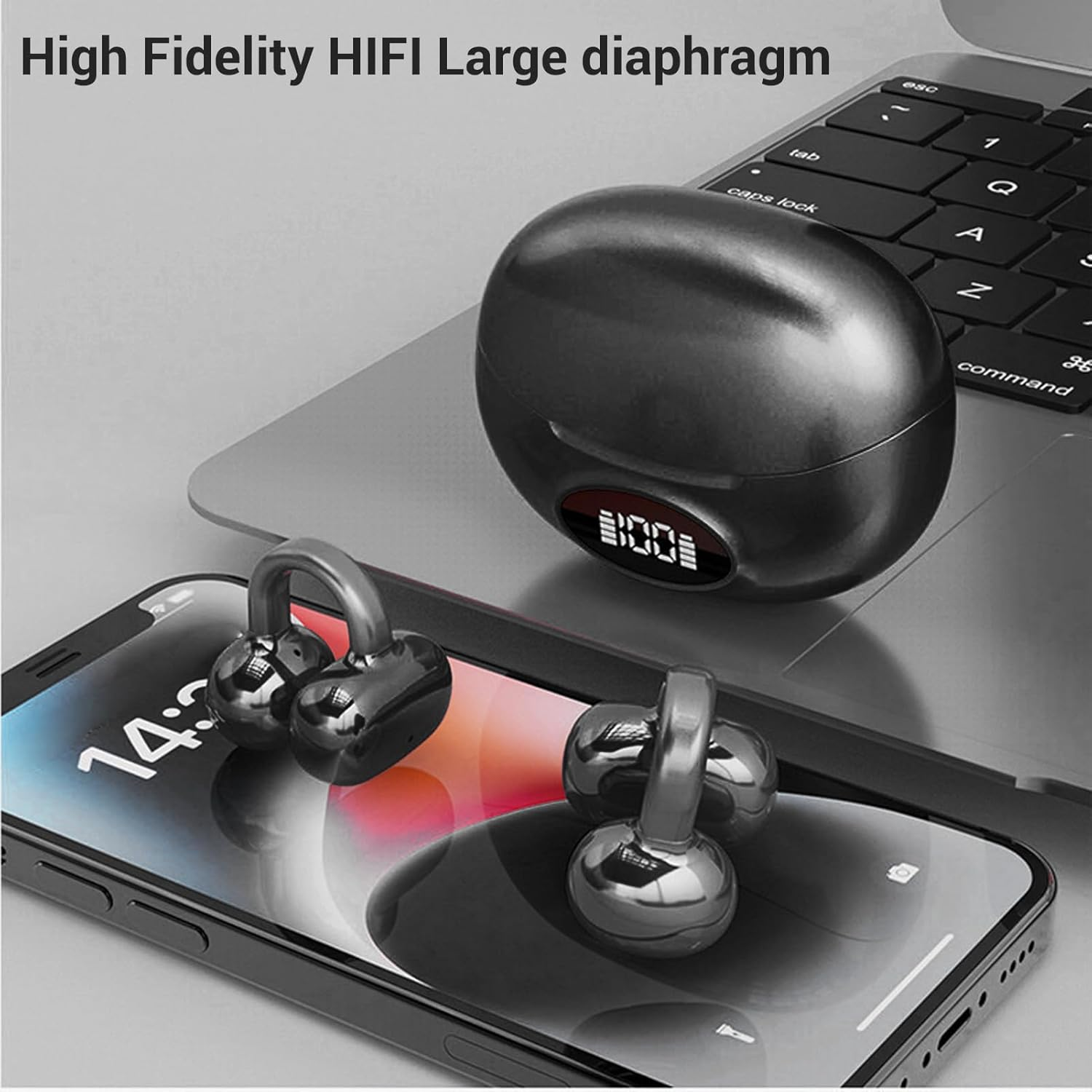 Depisuta AI Translator Earbuds Real Time, Bone Conduction Wireless Translation Headphones with 144 Languages & 4 High-Accuracy Translation Modes, for Business Travel Learning image number 5