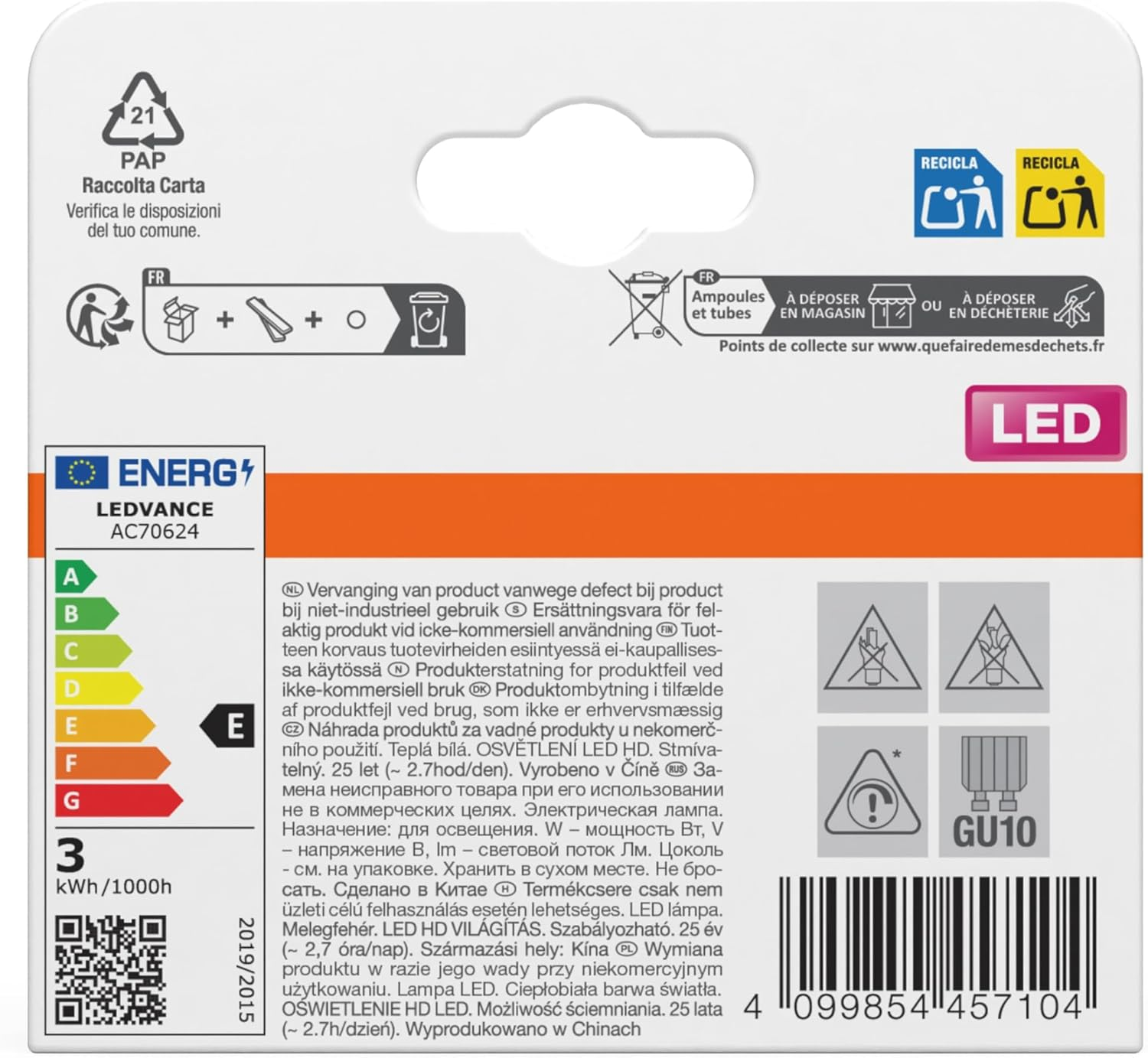 OSRAM LED Superstar PAR16 2.4 W 927 GU10