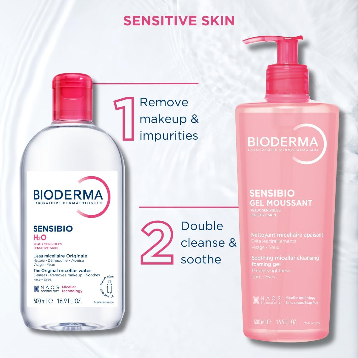 Bioderma Sensibio Gel Moussant Cleansing Gel 100 Ml image number 4