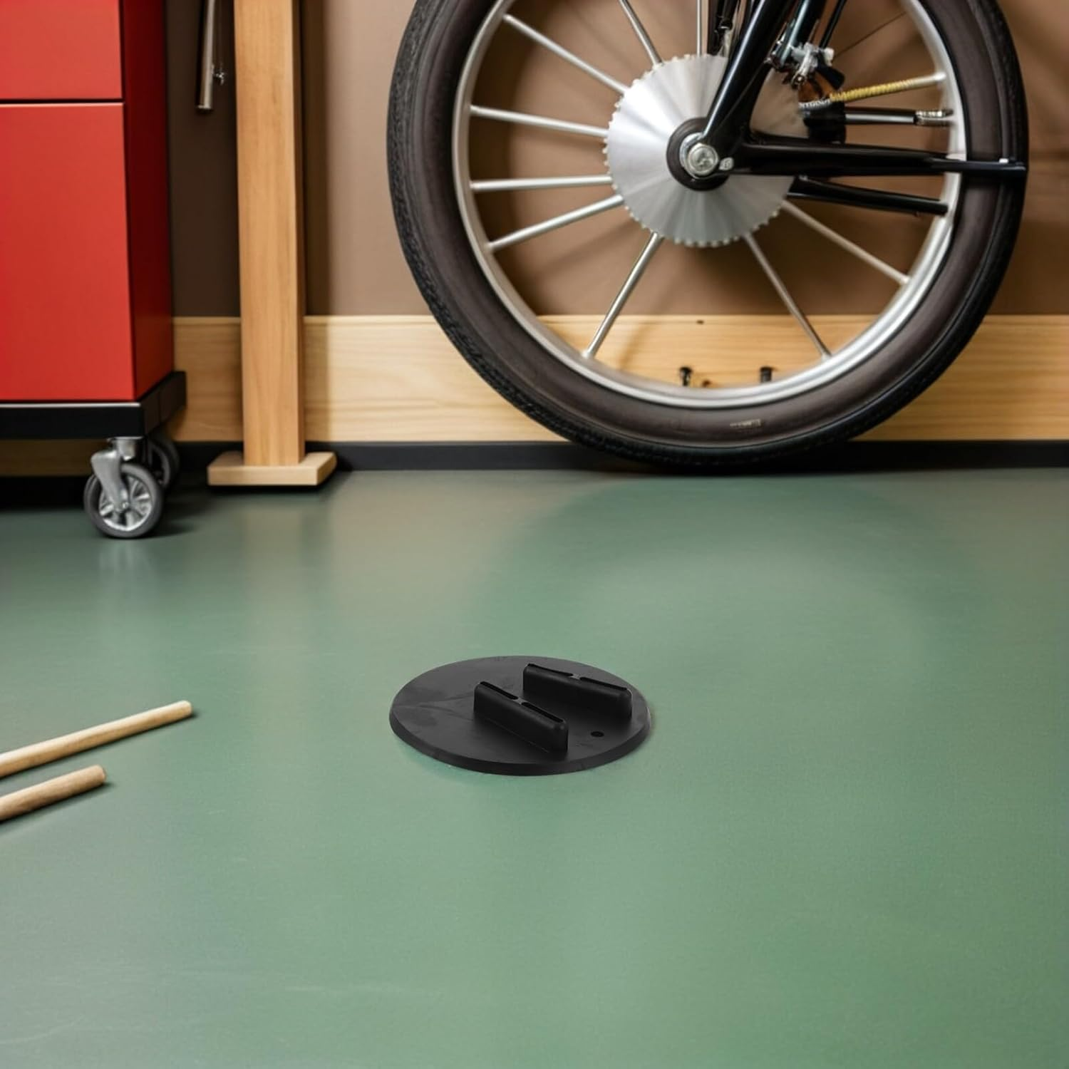 CHILDWEET Motorcycle Kickstand Extension Pad Rubber Side Stand Enlarger Anti-Abrasion Foot Rest Compatible with Harley for Stable Parking Soft Ground and Rough Surfaces image number 3