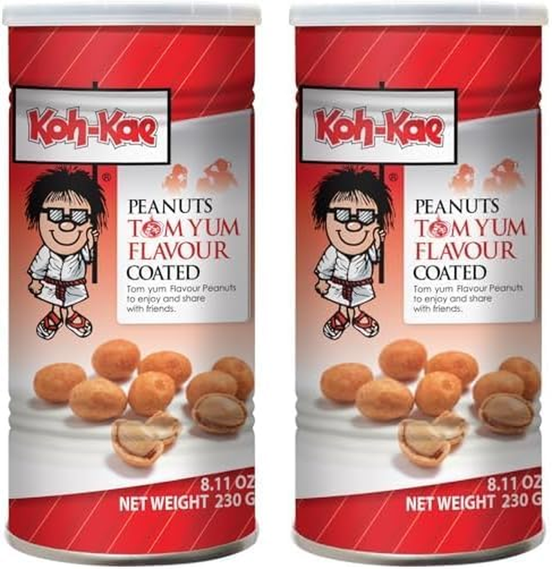 Koh Kae Tom Yum Flavour Coated Peanuts, 230 G image number 5